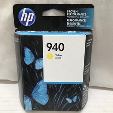 Cartucho de tinta amarillo original HP 940 C4905AN nuevo caja sellada expirado marzo 2017