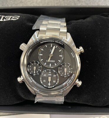Seiko Prospex Speedtimer Solar Divers Steel Watch SFJ003 New With Tag