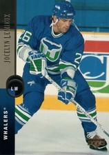 #372 Jocelyn Lemieux Hartford Whalers 1995-96 Upper Deck Hockey Card