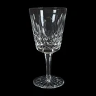 1x Vintage Waterford Crystal Lismore Water Goblet Wine Glass 7"