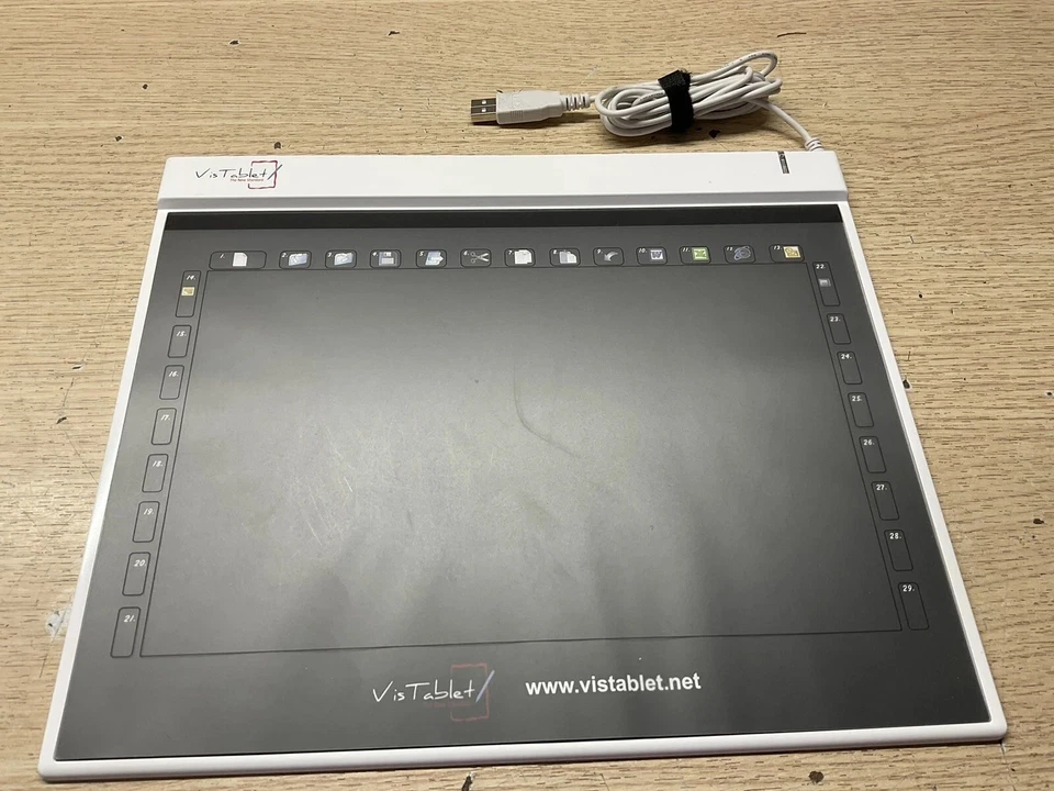 VisTablet WCK-C121 12-Inch USB Graphic Pen Tablet /lot Of 6 / FRA531 - Image 3 of 4