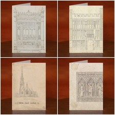 Augustus Welby Northmore Pugin A5 Art Print Greeting Cards - 20 Artwork Choices