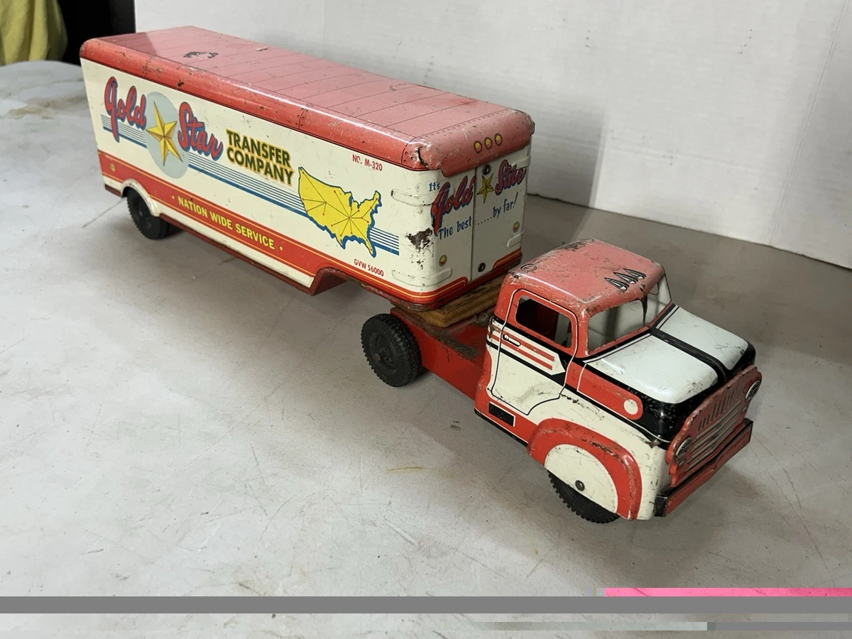 Marx 1950 Year of Manufacture Vintage Manufacture Diecast Trucks