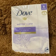 (1) Pack Total Of 8 Bars Dove Winter Care Limited Edition Bar Soap | 3.75 Oz