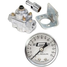 Holley 12-803bp Carbureted Bypass Fuel Pressure Regulator Wgauge Holley 12-803bp Carbureted Bypass Fuel Pressure Regulator Wgauge