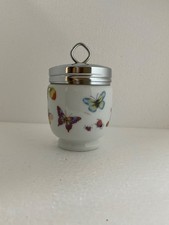&ldquo;Lenwile China&rdquo;, Ardalt Hand Painted,Butterfly Garden, Pattern 7051,egg coddler
