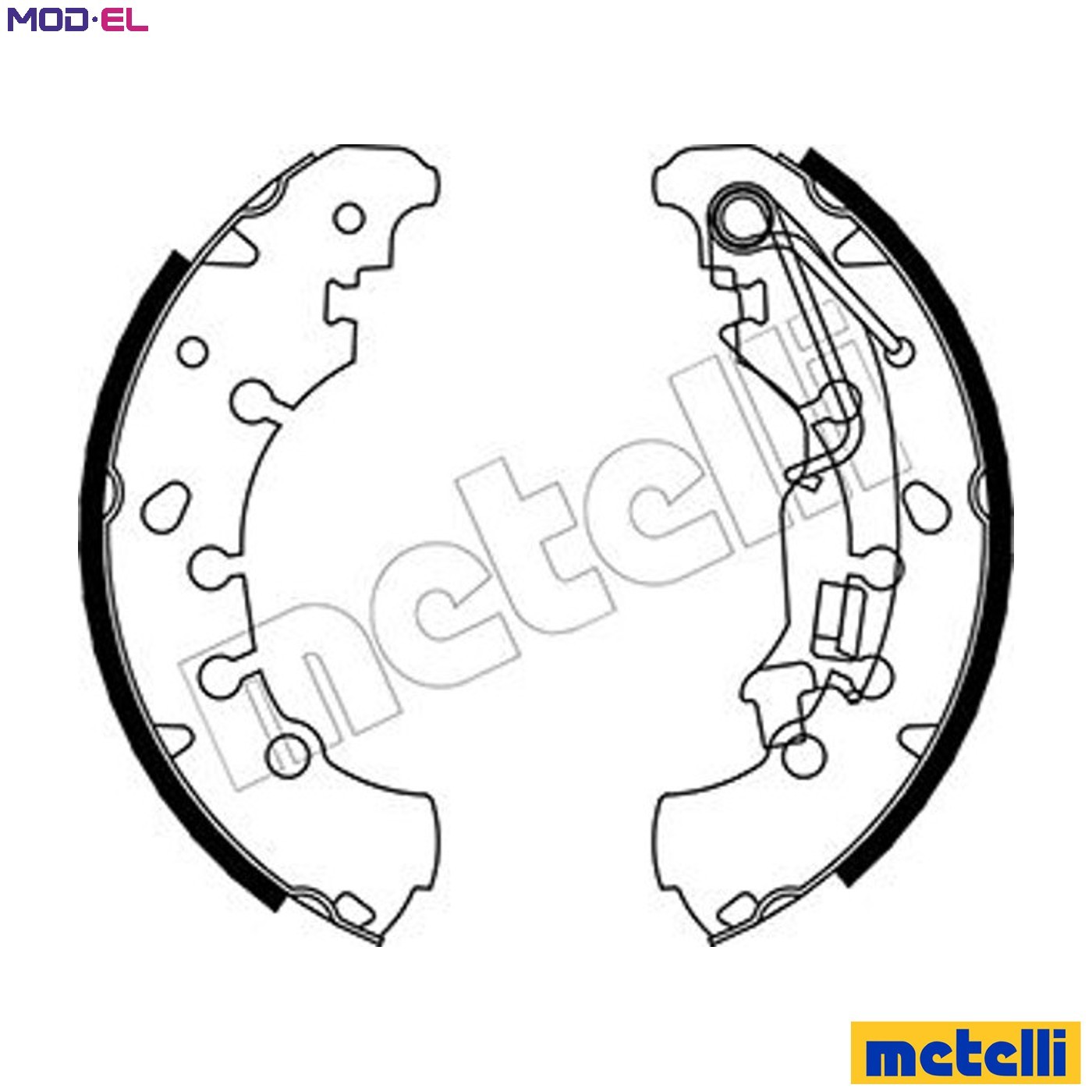 Rear METELLI 53-0092 Brake Shoe Set for ,CHRYSLER,CITROËN,FIAT,LANCIA,OPEL,PEUGE - Image 8