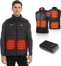 Heated Vest for Men and Women with 10000mah Battery Pack Lightweight Heated Jac