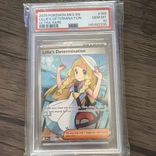 Lillie's Determination 169/132 Mega Evolution PSA 10 GEM MINT *FRESH CERT* on eBay