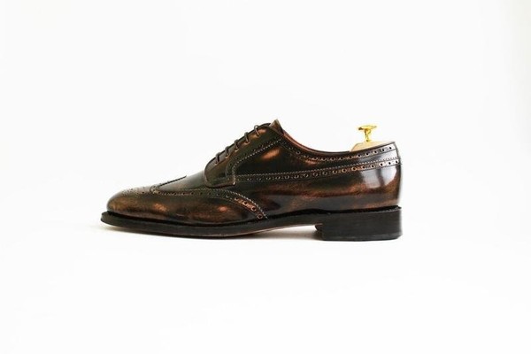 Men Salvatore Ferragamo Heels Black Leather 46