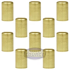 10 Pack Brass Ferrule 5/8" Inner Diameter 7/16" Pierce Smooth Crimp Hose Fitting