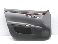 Mercedes S-Klasse W221 original T&uuml;rverkleidung vorn links Leder grau BJ2006