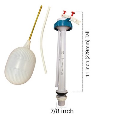 Mansfield Ballcock Toilet Fill Valve, 11 inch Tall 