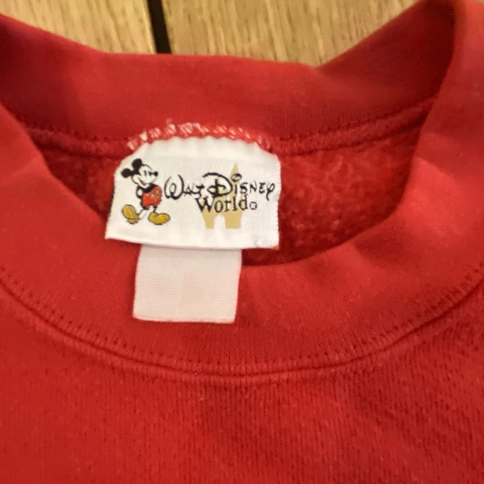 Vintage Walt Disney World Sweatshirt Sweater Mickey Minnie Mouse Size Large* - Image 2 of 4