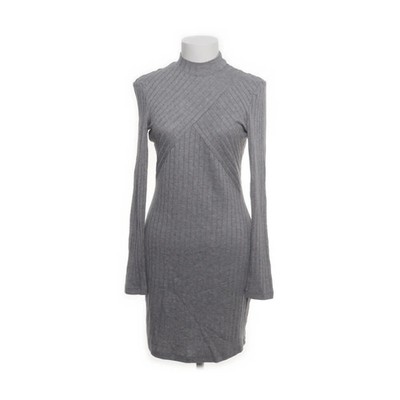 Mango Basics, Rollkragenkleid, Größe: M, Grau, Einfarbig, Rippenstrick #4fx