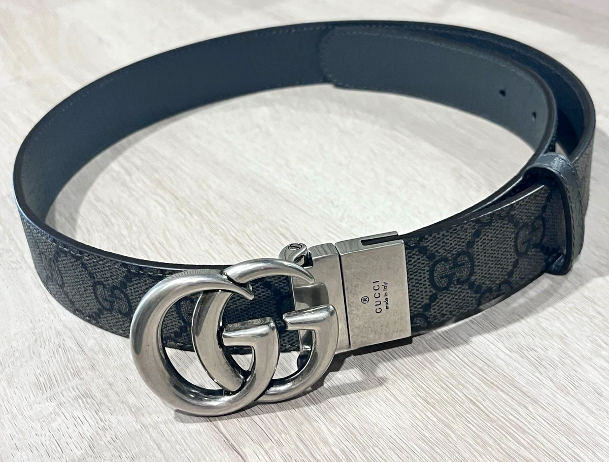 Gucci Gray Belts for Men for sale - eBay