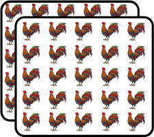 Colorful Rooster Sticker for Scrapbooking Waterproof Vinyl Stickers for Water Bo