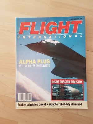 FLIGHT International Ausgabe Nr. 10-16 / October 1990 (2389)