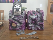 Vintage 1984 He-Man Masters of the Universe MOTU Snake Mountain Playset Working