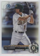 2017 Bowman Chrome Prospects Refractor 381/499 Max Schrock #BCP154 3pb