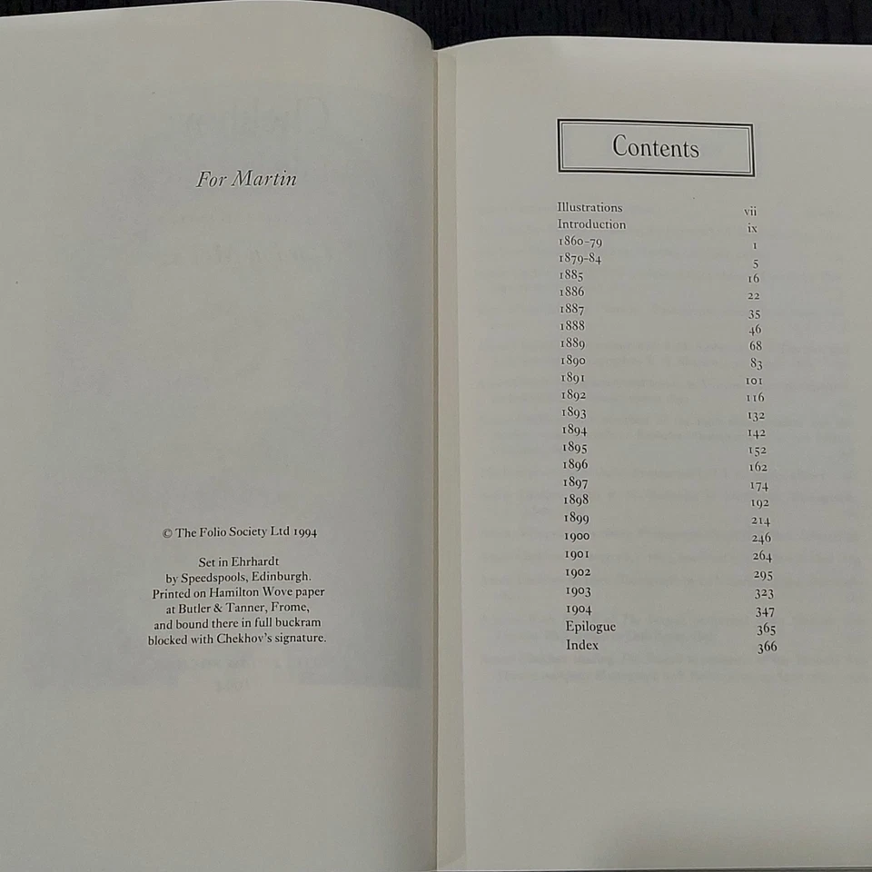 Folio Society 1994 Chekhov: A Life in Letters First Edition - image 4 of 4