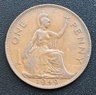 1949 George VI Penny — photo from another recent sale