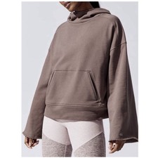 Alo Yoga Women s Low Key Hooded Sweatshirt M