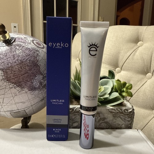 Eyeko Limitless verlängernde Wimperntusche schwarz 8 ml 0,27 oz volle Größe neu im Karton L1 - Bild 1 von 6
