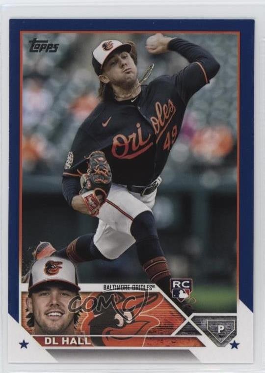 2023 Topps Series 2 Royal Blue DL Hall #547 os2