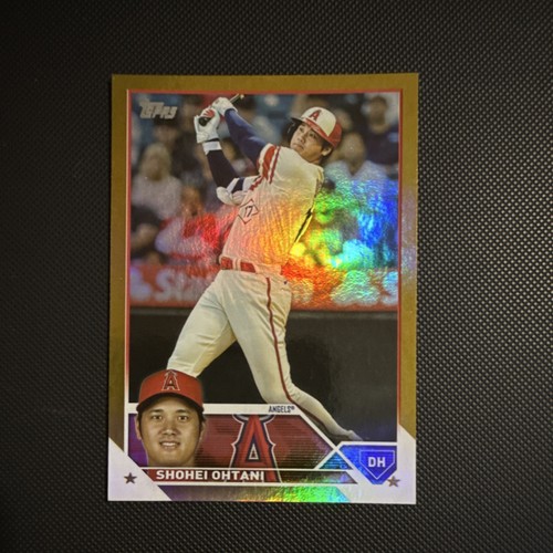 2023 Topps Series 2 Shohei Ohtani #600 Gold Parallel Los Angeles Angels