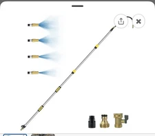 Buyplus 12FT Telescopic Gutter Cleaning Tools with Extendable Pole