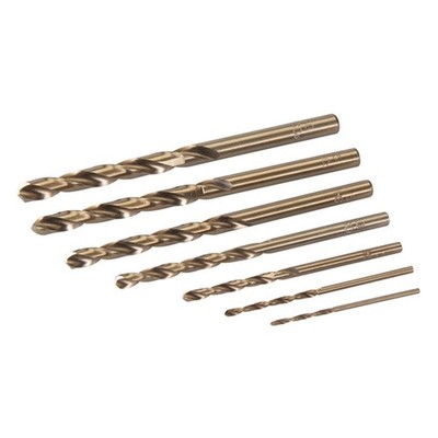 Kobaltbohrer, 7-tlg. Satz M35-HSS-Stahl mit 5 % Cobalt-Anteil