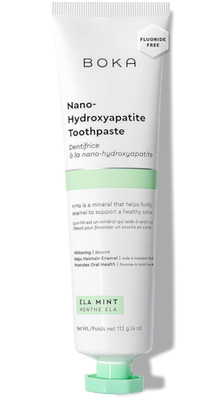 Boka Fluoride Free Toothpaste, Nano Hydroxyapatite Toothpaste, Appropriate for S