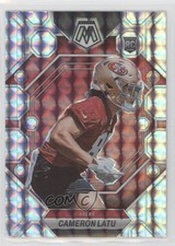 2023 Panini Mosaic Rookies Mosaic Prizm Cameron Latu #295 11yh