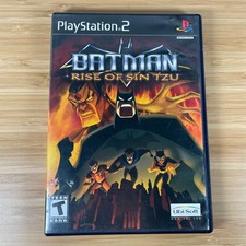Batman Rise of Sin Tzu (PlayStation 2 PS2, 2003) No Manual