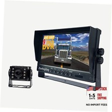 1080P RV Backup Camera Wired System,9 inch AHD 2-Split DVR Monitor Waterproof