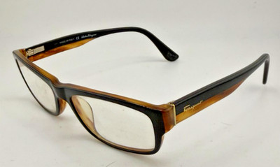 SALVATORE FERRAGAMO FRAMES ONLY EYEGLASSES SF2625 006 BROWN / AMBER 54-17-140