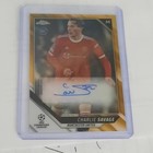 2021-22 Topps Chrome UEFA Champions Charlie Savage Auto /50 Gold Rookie SP Nice!