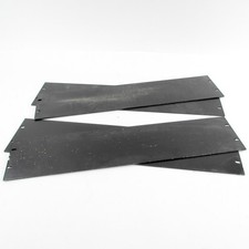New Lot of 4 Universal 3U Space Non-Vented Blank Rack Panel / Cover 1/8" Thick
