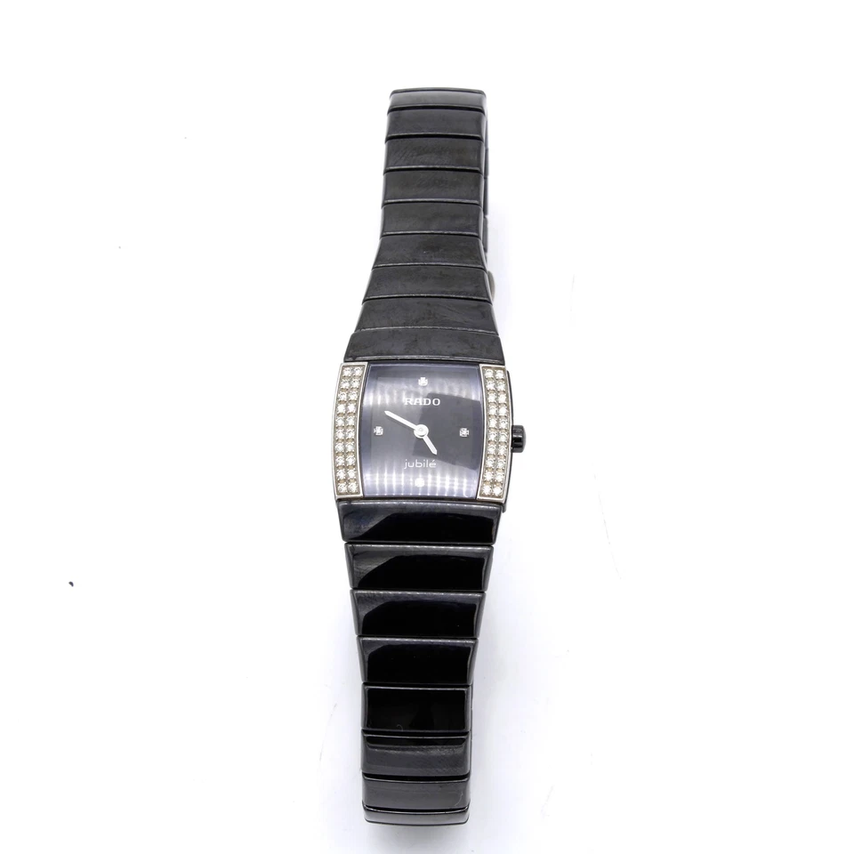 Rado Diastar Jubile Sintra Black Diamond Ceramic Quartz Womens Watch #WB3430-2 - image 3 of 4