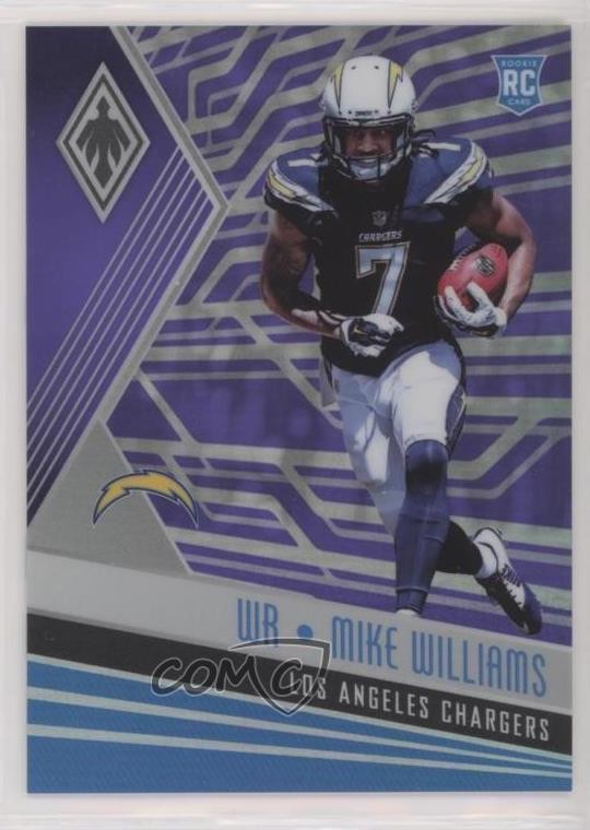 2017 Panini Phoenix Rookies Purple 131/149 Mike Williams #122 e8q