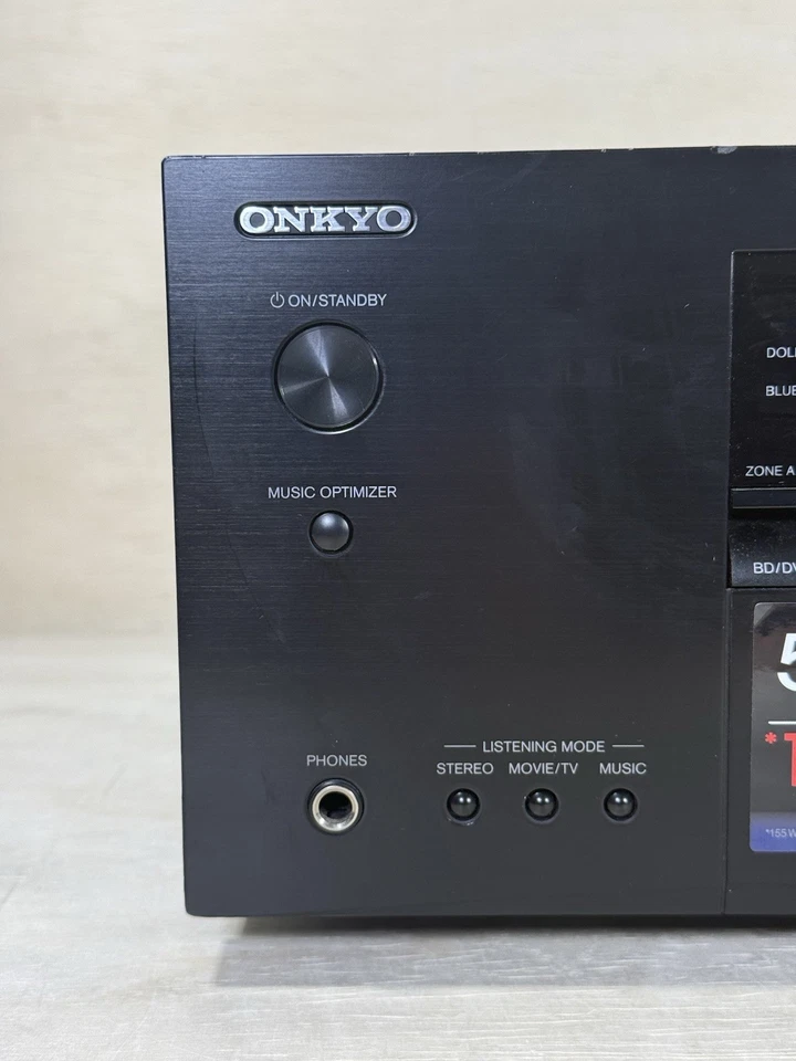 Onkyo TX-SR393 5.2-Channel A/V Receiver, 80W Per Channel at 8 Ohms #TXSR393 - Image 3 of 4