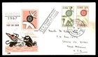 Mayfairstamps Ireland FDC 1967 dual Europa First Day Cover aax_79011