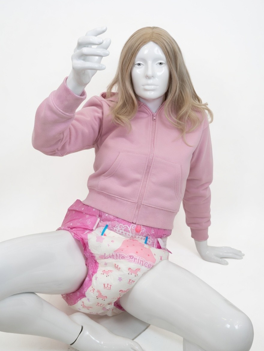 1x ABDL  Folienwindel Windeln für Erwachsene  M CutiePlusU Prinzess