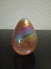 Vintage OBG Pink Metalic  Iridescent Easter Egg Shaped Paperweight 1990 — photo 2