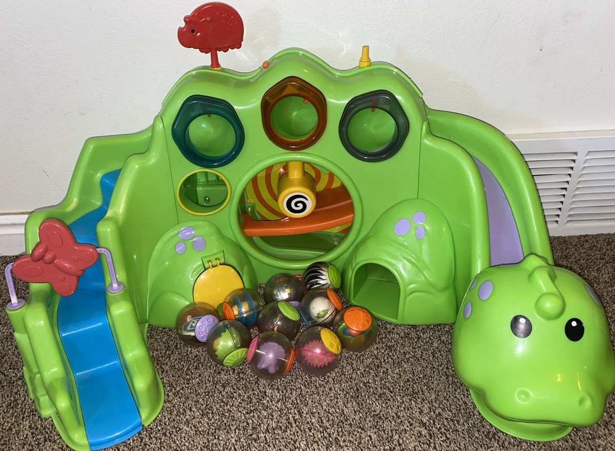 Fisher Price Roll-A-Rounds Drop N Roar Dinosaur H5924 10 Balls