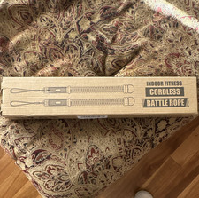 Indoor Cordless Battle Rope Trainer for Gym &...