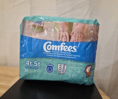 Comfees Toddler 18 Ct In Pack 4T-5T 37+ lbs Training Pants Diaper (Missing 1)