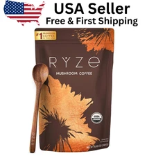 1 Pack Organic Mushroom Coffee – 30 Servings – Natural Energy & Focus Free Ship