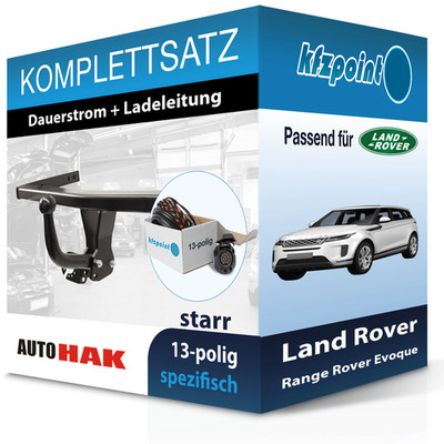 AUTO HAK Anhängekupplung starr und E-Satz 13polig für Land Rover Range Rover 11-